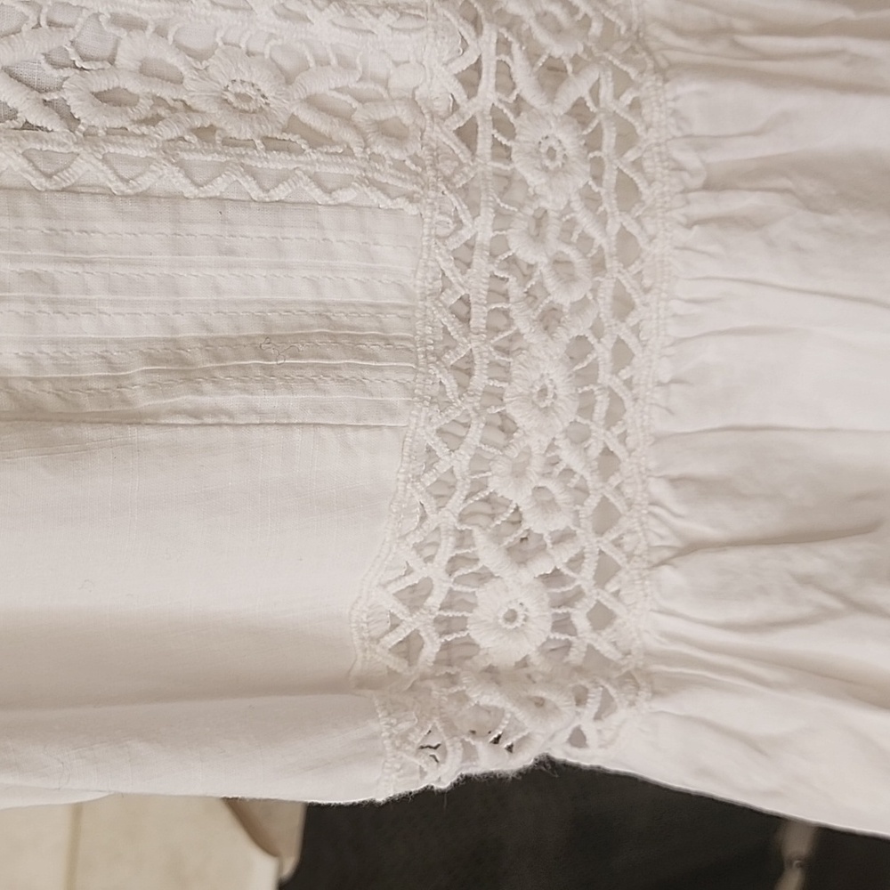 🎀🩷 ABERCROMBIE CROCHET EMBROIDERED MINI DRESS 🩷🎀 - Picture 7 of 17